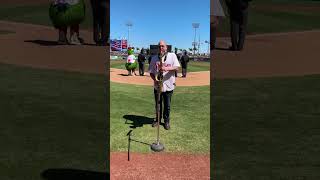 Jeff Coffin  National Anthem  Phillies Spring Training 32023 [upl. by Dera375]