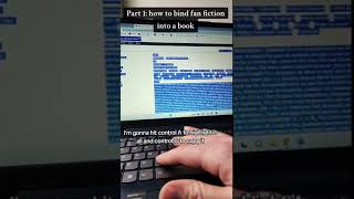 Part 1 Fanfic Binding Tutorial  Typesetting [upl. by Chlori370]