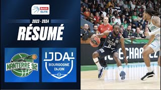 Nanterre vs Dijon  Resume 20232024  LNB Officiel [upl. by Attelliw]