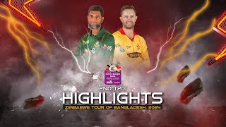 Bangladesh vs Zimbabwe Highlights  2nd T20i  Zimbabwe tour of Bangladesh 2024 [upl. by Zins]