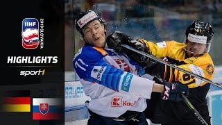 DEBTeam mit Comeback Deutschland – Slowakei 32  Highlights  IIHF EishockeyWM 2019  SPORT1 [upl. by Eidlog]