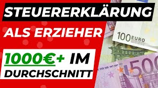 STEUERERKLÄRUNG für ERZIEHER  Was kann man von der Steuer absetzen für Einsteiger ERZIEHERKANAL [upl. by Romeyn]