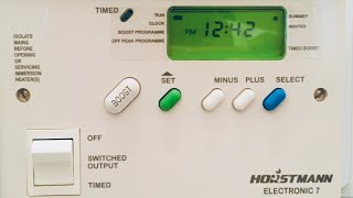 Horstmann Electronic 7 Water Heater Boiler Controller User Guide Set Economy Boost Timer Instruction [upl. by Awe330]