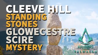 Cleeve Hill Glowecestrescire Standing Stones Mystery Assassins Creed Valhalla [upl. by Ahsakat]