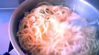 Creamy pasta recipe  spaghetti a la creme fraiche [upl. by Prussian]