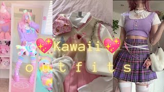 ✨Kawaii outfits ✨ pt1 💖tiktok complication 💖💞  kawaii tiktok outfit [upl. by Hutchison]