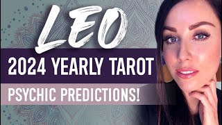 LEO 2024 YEARLY TAROT READING  quotYOUR MOST SIGNIFICANT YEAR YETquot A YEAR OF INCREDIBLE HIGHLIGHTS [upl. by Zurkow7]