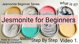 Jesmonite for Beginners AZ Step by Step guide 10 mins talk on AZ of Jesmonite 10 mins making [upl. by Ruby924]