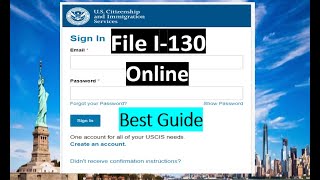 How to Fill out I130 Form Online  I130 Petition for Alien Relative Online [upl. by Enilada154]