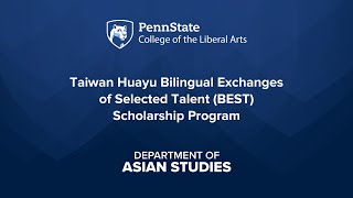 Taiwan Huayu BEST Scholarship Program [upl. by Blaseio38]