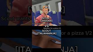 SCOUT VIGGAR VS SCOUT ITALIANNINJA shortvideo tf2meme vs edit tf2 memes shorts tf2shorts [upl. by Dhu655]