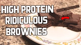 ANABOLIC RIDICULOUS BROWNIES  High Protein Low Calorie Brownie Dessert [upl. by Houlberg]