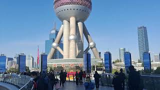 Oriental Pearl TV Tower Shanghai China [upl. by Kalindi]