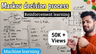 Markov decision process in machine learning  Reinforcement learning  Lec31  Machine Learning [upl. by Kelda]