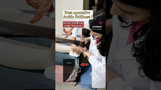 Post operative Ankle stiffness Ankle pain exercises [upl. by Ratcliff147]