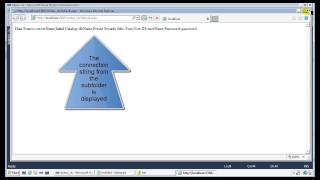 Read webconfig Connection Strings in Subfolders Too  ASPNET Visual Basic Tutorial [upl. by Bendicty]