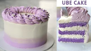 Ube Cake with Cream Cheese Frosting [upl. by Raquela]