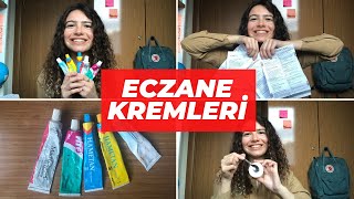 ECZANE KREMLERİ  Hangisi Ne İşe Yarıyor Lekelerçatlaklarkızarıklıklaryaralarsivilce izleri [upl. by Odiug]