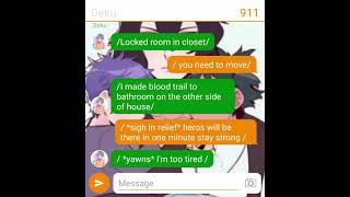 Dadzawa texting story pt 1 Kirideku [upl. by Hey]