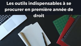 Les 4 outils indispensables à se procurer en L1 droit [upl. by Airotnes]