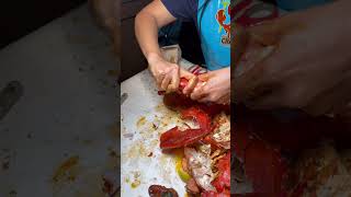 Freshest Lobster Claw very tender Angry Crab Shack HendersonLas Vegas eatandoutlasvegas [upl. by Assilen]