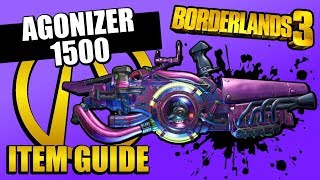 Borderlands 3  Agonizer 1500 Unique Item Guide [upl. by Elwina]