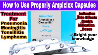 How to Use AmpicloxAmpicillinCloxacillin Capsules  BenefitsUses WarningsDoses in UrduHindi [upl. by Okiram]