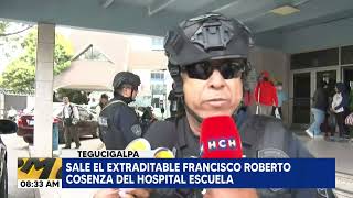 Sale el extraditable Francisco Roberto Cosenza del Hospital Escuela [upl. by Garlanda]