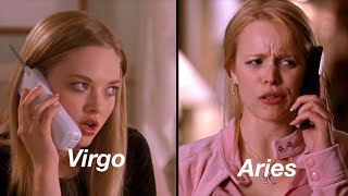 mean girls as zodiac signs ♡︎ [upl. by Ryann]