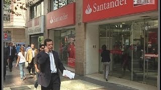 Banco Santander atenderá en sucursales hasta las 20 horas tras falla en sistema [upl. by Rosene]