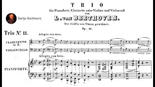 Beethoven  Piano Trio No 4 Op 11 quotGassenhauerquot 1797 [upl. by Akinam249]