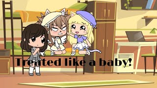 Treated like a baby  Gacha Life Mini Movie [upl. by Langelo]