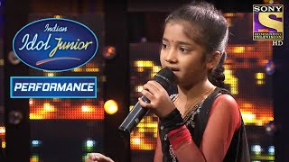 Sugandhas Sweet And Melodious Performance  Indian Idol Junior [upl. by Reiche863]