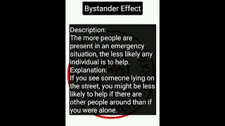 Bystander Effect Social and Behavioral Effects psychology facts about human behaviour amp thoughts eng [upl. by Wehtam]