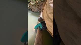 Zion Narrows Trail River Hiking Adventure adventuretravel to zionnationalpark water hiking [upl. by Necila]