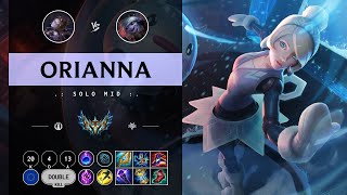 Orianna Mid vs Tristana  EUW Challenger Patch 1411 [upl. by Nuahsed]