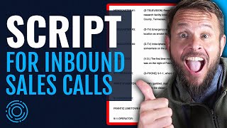 Inbound Sales Call Script [upl. by Zack]