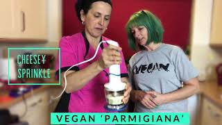 Vegan Parmigiana  Cheese Sprinkles  Super Easy  Chef Alicia in My Kitchen [upl. by Carly]