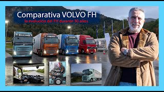 Evolución y Comparativa de los camiones Volvo FH [upl. by Sucramrej]