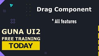 Guna UI2 Drag Component [upl. by Ijnek259]