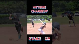 🥎Epic Changeup Freezes Batter in SlowMo Magic  Softball Highlights [upl. by Rebmac]