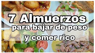 🤯ideas de ALMUERZOS ricos fáciles y saludables para bajar de peso 🥦🌽🍓🍗🍲🥗 [upl. by Gustavus]