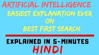 Best First Search BFS Easiest Explanation Ever With Example HINDI [upl. by Plate306]