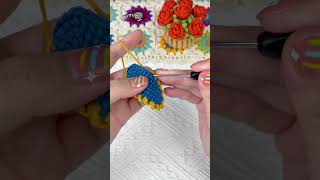 🧵Crochet lace Crochet tutorial Crochet gift 🎁crochet knitting handmade [upl. by Wurtz795]