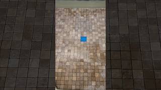 Tile shower pan installed 100 with Laticrete multi max lite [upl. by Seebeck]