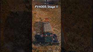 FV4005 Stage II dances with enemy Artillery World of Tanks wot shorts [upl. by Aenaj]