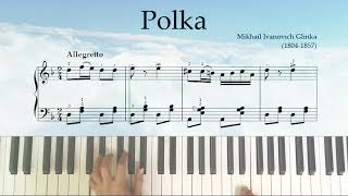 Grade 2 Piano Polka in D minor by Mikhail Glinka piano [upl. by Mattias405]