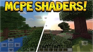 HOW TO MAKE MINECRAFT POCKET EDITION LOOK BEAUTIFUL  SIMPLE SHADERS [upl. by Bernat]