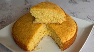 Basic Vanilla Cake Recipe  Soft Moist and Fluffy  How to Make Vanilla Cake [upl. by Acirej]