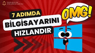 Bilgisayarı Hızlandırma Yolları  Windows 11 İşletim Sistemi Ayarları [upl. by Ronica]